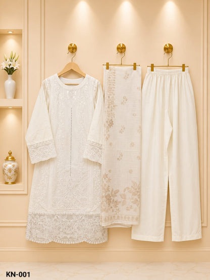 ✨ Elegant Lawn 3PC Suit ✨