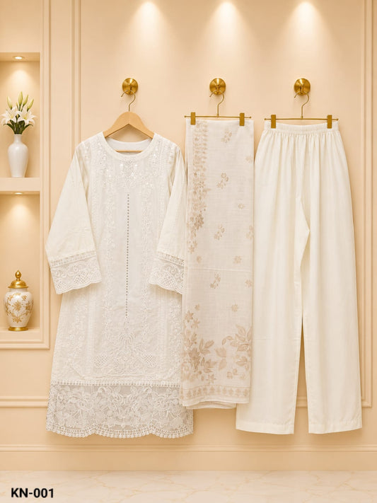 ✨ Elegant Lawn 3PC Suit ✨