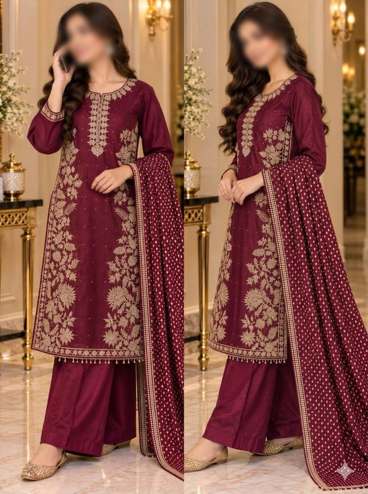 Handmade Sheesha Silk party and weddings wear